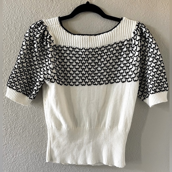 Moth button down short sleeve knit cardigan XS - Picture 2 of 6